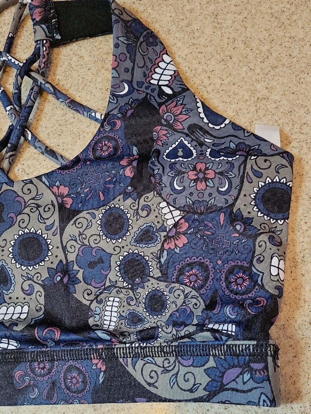 Constantly Varied Gear Sugar Skull Sports Bra Size Small - Picture 8 of 9